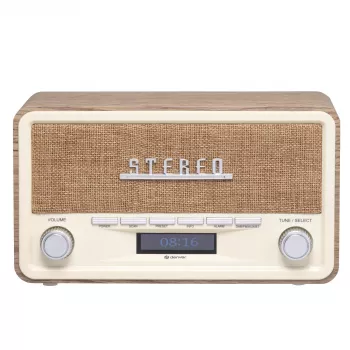 Denver DAB-18LW retro radio balts
