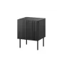 Naktsgaldiņu komplekts 2 gab. Cama Meble ISLA 44,5×40×59 cm matēts melns MDF/skaidu plātne