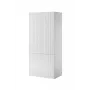 Skapis PAFOS 2D 90x55.5x198.5 cm balts matēts ar 2 plauktiem