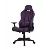Spēļu krēsls Arozzi Torretta SoftFabric Purple – ergonomisks, regulējami roku balsti, atpakaļ nolaižama atzveltne