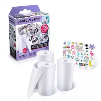 Papildinājuma komplekts Canal Toys Photo Creator CLK002 Balts Tiešās termiskās drukas kamera