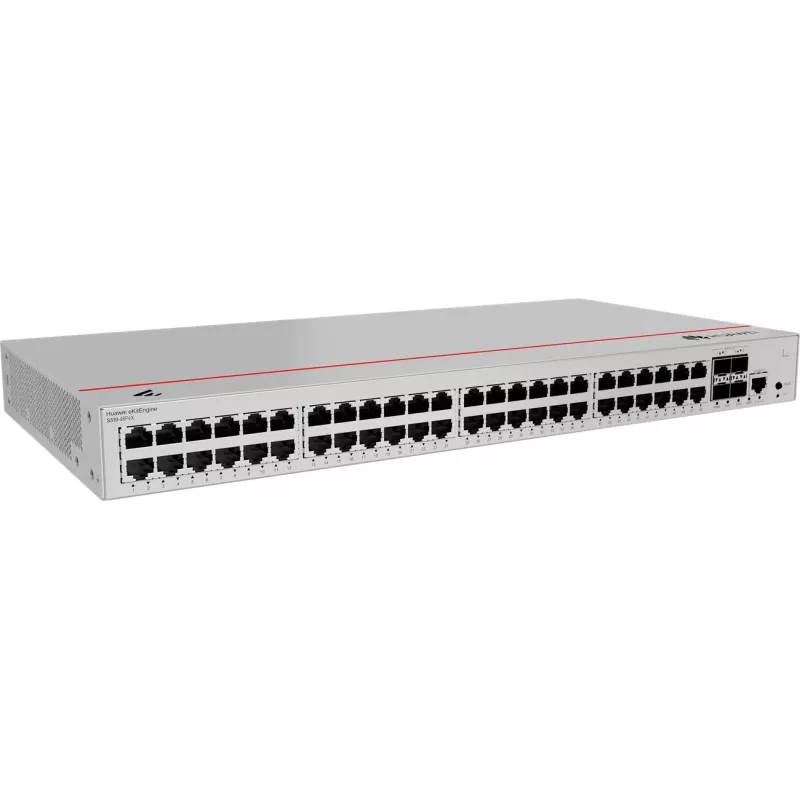Slēdzis HUAWEI S310-48P4X — 48x Gigabit Ethernet (10/100/1000) RJ-45, 4x SFP+, PoE, 1U statīvs