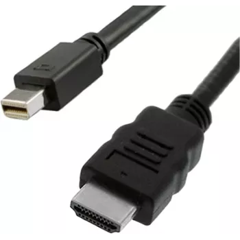 VALUE Video kabelis - Mini DisplayPort (vīriešu) uz HDMI (vīriešu) - 3 m - Ekranēts - Melns (11.99.5797)