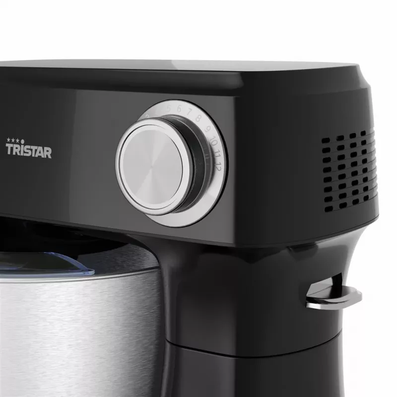 Tristar MX-4870 virtuves kombains, 800 W, 4,5 L nerūsējošā tērauda bļoda, Melns