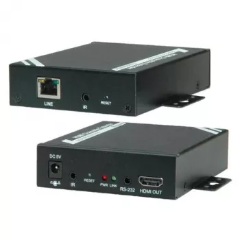 HDMI pagarinātājs pa TP, Cat.5-6, kaskadējams, 100m, 1 920 x 1 080 pikseļi, 28 x 115 x 91 mm