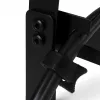 Maclean MC-105 B kabeļu organizators zem galda, tērauds/ABS, 400 mm, stiprinājums ar skavu galda virsmai 5–50 mm, maks. slodze 5 kg, melns