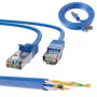 Tīkla kabelis Extralink LAN Patchcord Kat.6A RJ-45 Cat6a 0,5m Zils
