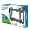 TV sienas stiprinājums Esperanza PERSES 35.6–127 cm (14–50 collu) ekrāniem, VESA 75x75–200x200, max 25 kg, melns