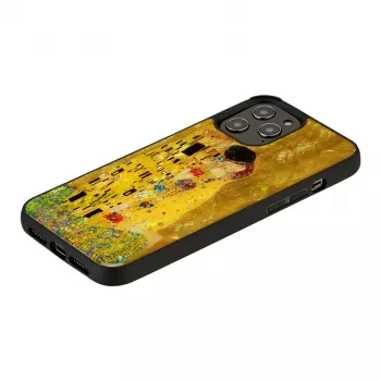 Aizsargmaciņš iKins Apple iPhone 12 / 12 Pro — melns