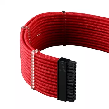 CableMod kabeļu komplekts C-Series PRO ModMesh RM Black Label CM-PCSR-16P3KIT-NKR-R – apvalkotie PSU un GPU kabeļi, ModMesh, sarkans