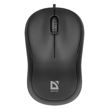 Vadu optiskā pele DEFENDER PATCH MS-759 USB Type-A, ambidekstrāla, 1000 DPI, melna