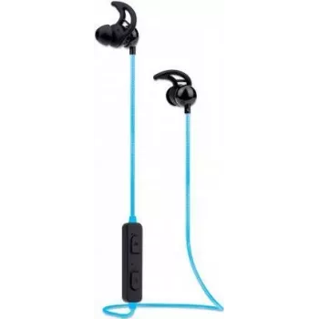 Manhattan Bluetooth In-Ear austiņas ar daudzkrāsainu kabeļa gaismu, visvirziena mikrofons, integrētas vadības ierīces, auss āķis drošai fiksācijai, 5 stundu darbības laiks (aptuveni), maksimālais diapazons 10 m, Bluetooth v4.0, lietusizturīgas, USB-A uzlā