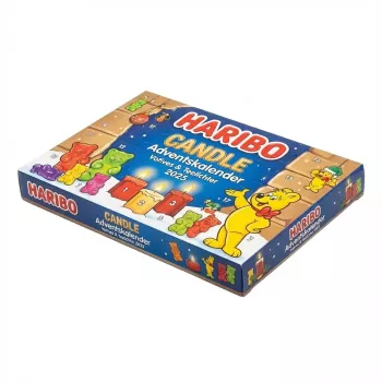Haribo Adventskalendārs Votīvu un tējas sveces 2025 ar 24 dažādām svecēm