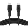 Belkin USB-C uz Lightning kabelis 2m melns CAA009BT2MBK