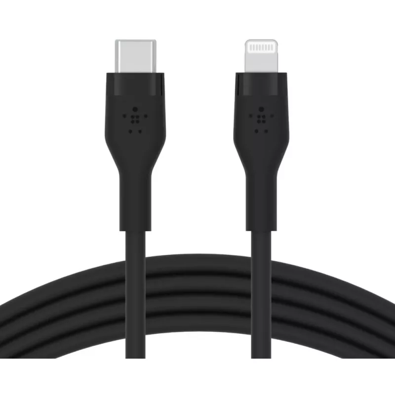 Belkin USB-C uz Lightning kabelis 2m melns CAA009BT2MBK