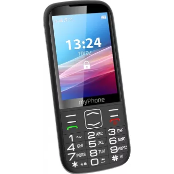 myPhone HALO 4 LTE | Melns | 3.5 collu | TFT | 128 MB | 64 MB | Divas SIM | 3G | Bluetooth | Galvenā kamera 2 MP | 2500 mAh