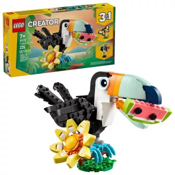 LEGO Creator 3-in-1 Savvaļas dzīvnieki Tropiskais tukāns komplekts 31173
