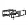 Sienas kronšteins SBOX PLB-7486 displejiem 43–100 kg, plāksne 800×400 mm