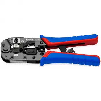 Knipex 97 51 13 kabeļu presēšanas knaibles, melna, zila, sarkana