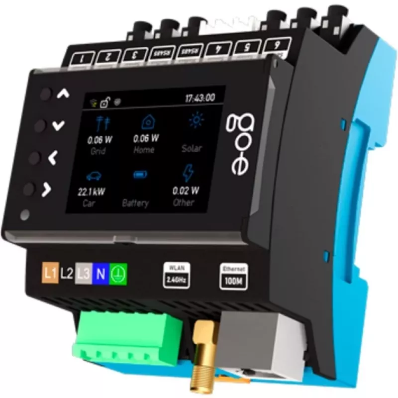 Go-e kontrolieris go-e Charger lādētājiem (Gemini un HOME sērijas), melnā krāsā