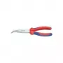 Knipex mehāniķu knaibles 200mm, 2. forma, 40° leņķis, daudzkomponentu apvalks, hromētas