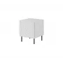 Naktsgaldiņu komplekts Cama Meble HOLE – 2 gab., 44×40,5×53,5 cm, balts matēts, MDF/skaidu plātne, 16 mm rāmis