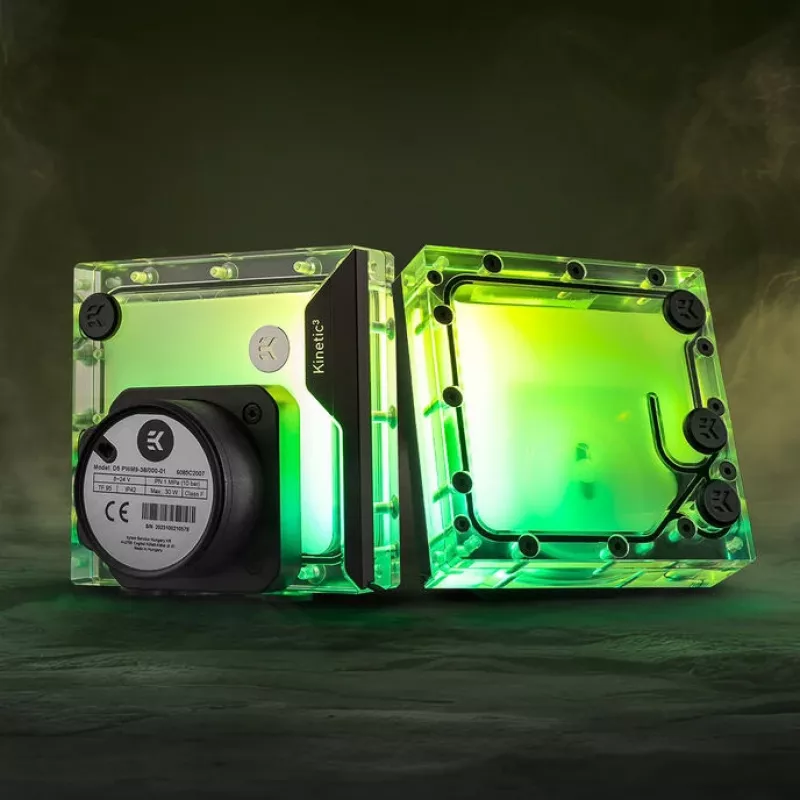 Pumpas un rezervuāra komplekts EK-Quantum Kinetic3 FLT D5 PWM 120mm D-RGB