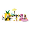 Būvēšanas rotaļlieta LEGO Friends komplekts 42658 Baseina ballīte ar Vienradzi un Flamingu, tēli un aksesuāri