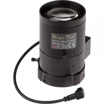 Tamron 5 MP P‑Iris objektīvs 8–50 mm F1.6 CS‑mount