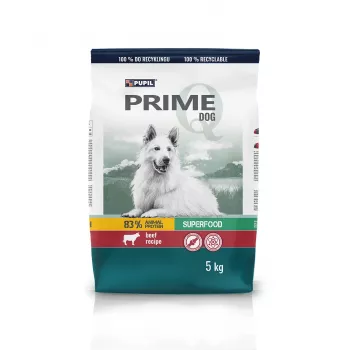PUPIL Prime Rich in beef with vegetables - sausā barība suņiem - 5kg