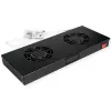Ventilatoru bloks ROLINE 26.21.0271 — 19 collu dzesēšanas modulis ar 2 ventilatoriem un termostatu