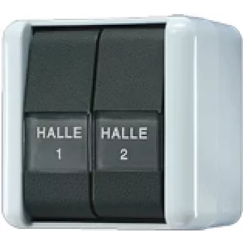 Jung 805 NAW Elektriskais Slēdzis 1P Melns - Balts (805NAW)