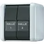 Jung 805 NAW Elektriskais Slēdzis 1P Melns - Balts (805NAW)