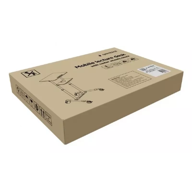 Stāvgalds Gembird TVS-DESK-01-BK Melns 20 kg 1110-1345 mm