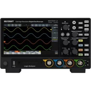 Voltcraft DOV1254F LA Digitālais osciloskops 125 MHz 4 kanāli 1.25 GSa/s 100 Mpts 12 Bit (VC-16753935)
