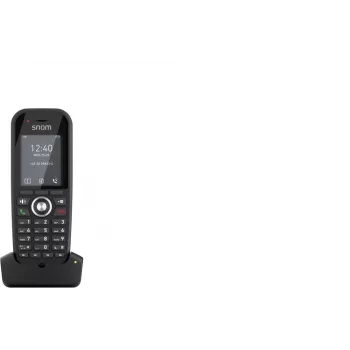 DECT telefons Snom M30 IP DECT klausule Bezvadu klausule Melna