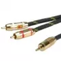ROLINE GOLD Audio savienojuma kabelis 3,5mm stereo - 2x RCA, spraudnis / spraudnis 2 (11.09.4273)