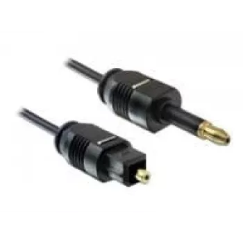 DeLOCK 82876 Toslink audio kabelis 2m Mini-TOSLINK Melns