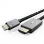 Mini DisplayPort uz HDMI kabelis CABLETIME 1 m, 4K@30Hz, pasīvs adaptera kabelis