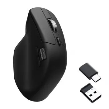 Keychron M6 Silent (1000Hz) Melna Bezvadu Pele