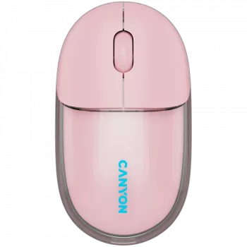 CANYONE pele OnClick 24 BT/Bezvadu Caurspīdīga/Rozā