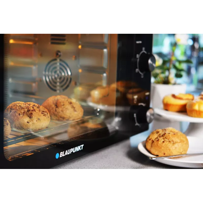 Blaupunkt EOM601 cepeškrāsns Melna, Nerūsējošais tērauds