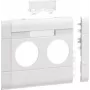 Hager pārsega plāksne GB120219016 2-vietu BRA 120mm hf v-balts (GB120219016)