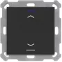 MDT BE-TAL55T106.A1 KNX spiedpoga Light 55 1f RGBW temperatūras sensors matēti melna žalūziju vadība 1