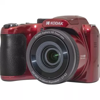 Kodak PIXPRO AZ255 1/2.3 Kompaktkamera 16,35 MP BSI CMOS 4608 x 3456 pikseļi Sarkanā (AZ255RD)