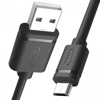 Unitek USB 2.0 kabelis AM-microUSB BM, 2,0m; Y-C455GBK