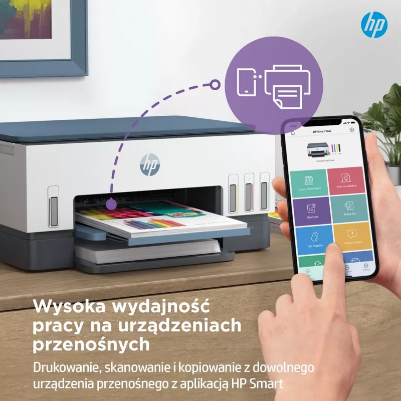 HP Smart Tank 675 Daudzfunkciju termālā tintes printeris A4 4800 x 1200 DPI 12 ppm Wi-Fi
