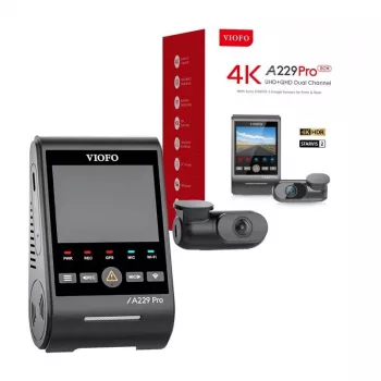 Video reģistrators VIOFO A229 Pro 2CH-G GPS