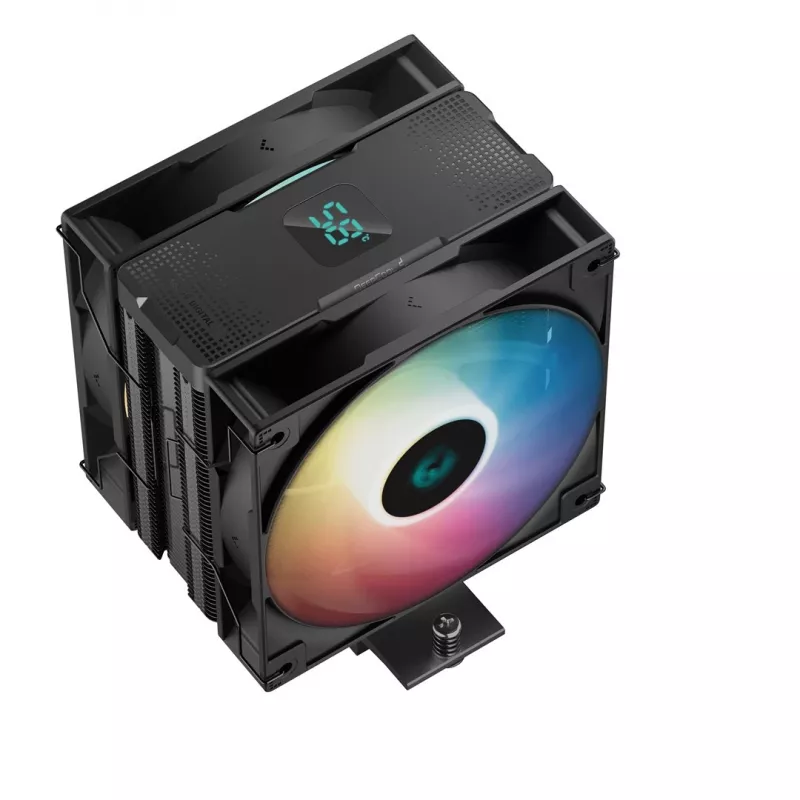 DeepCool AG400 Digital Plus procesora gaisa dzesētājs 12 cm Melns 1 gab.