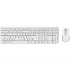 Logitech Signature Slim Combo MK950 - Bezvadu tastatūras un peles komplekts - 100% pilna izmēra - Bezvadu - Bluetooth 5.1 LE - QWERTY - US International - Off-White (920-012491)